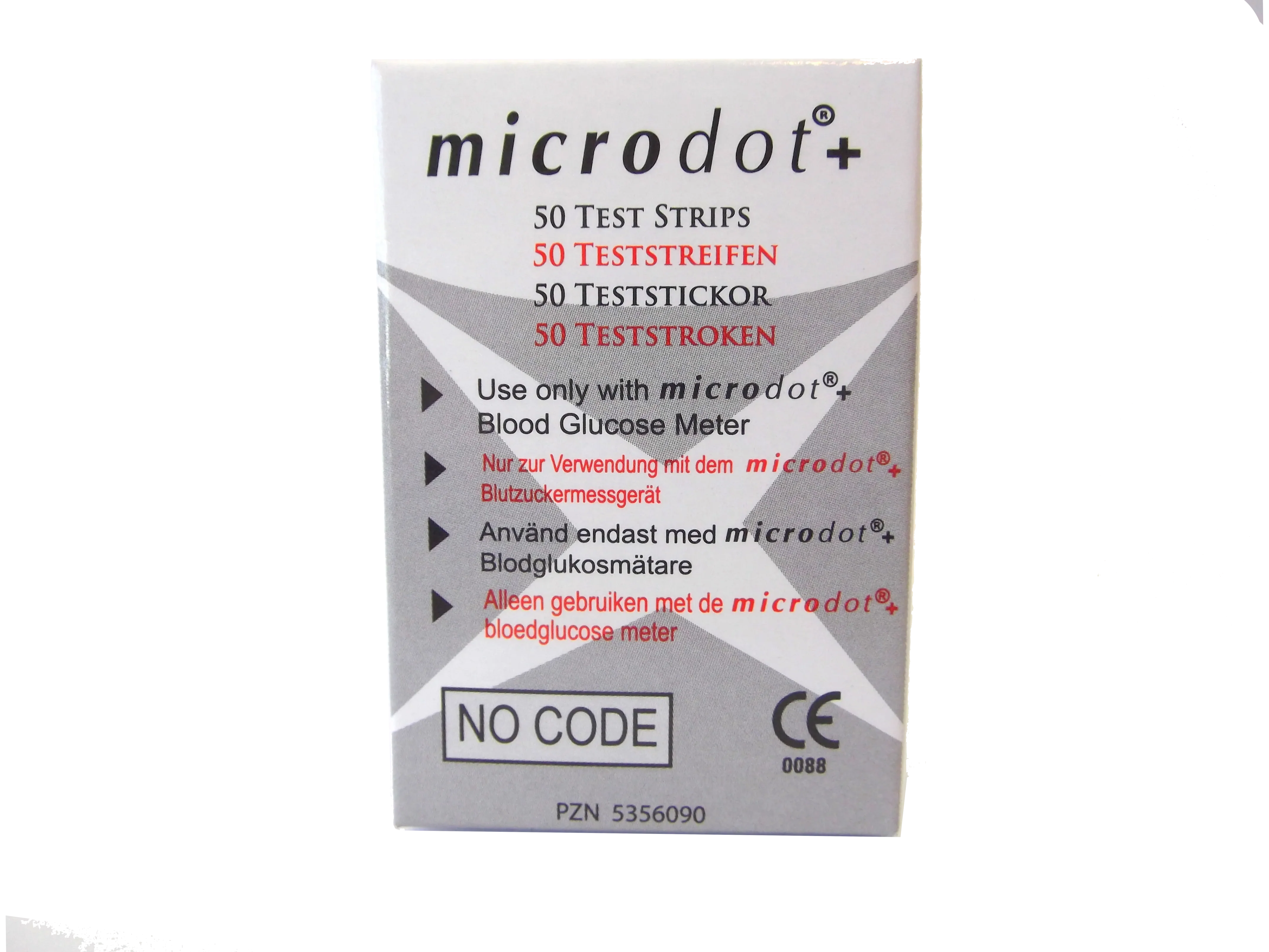Microdot Glucose Test Strips x50