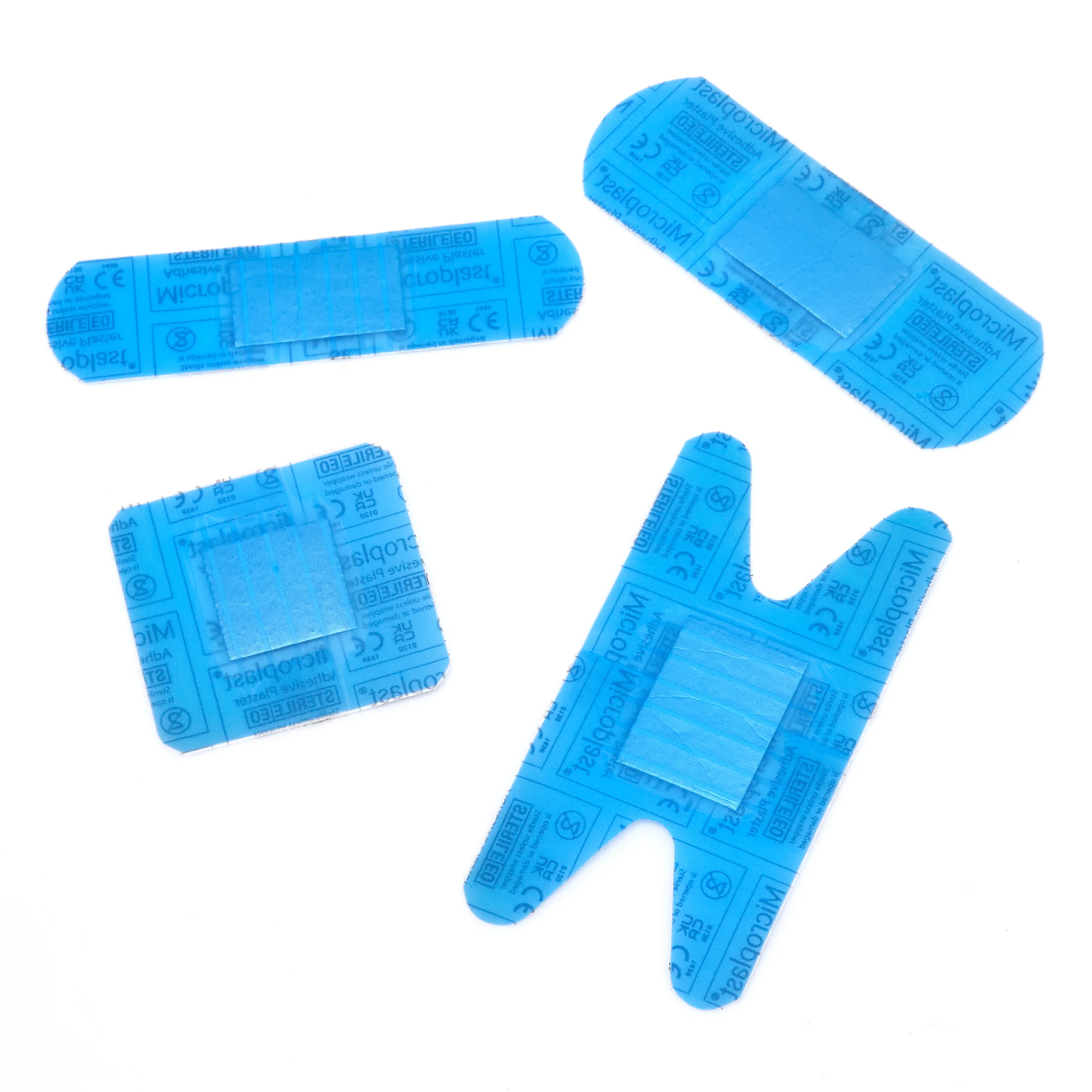 Microplast Blue Detectable Assorted Plasters (Box 100) - Image 3