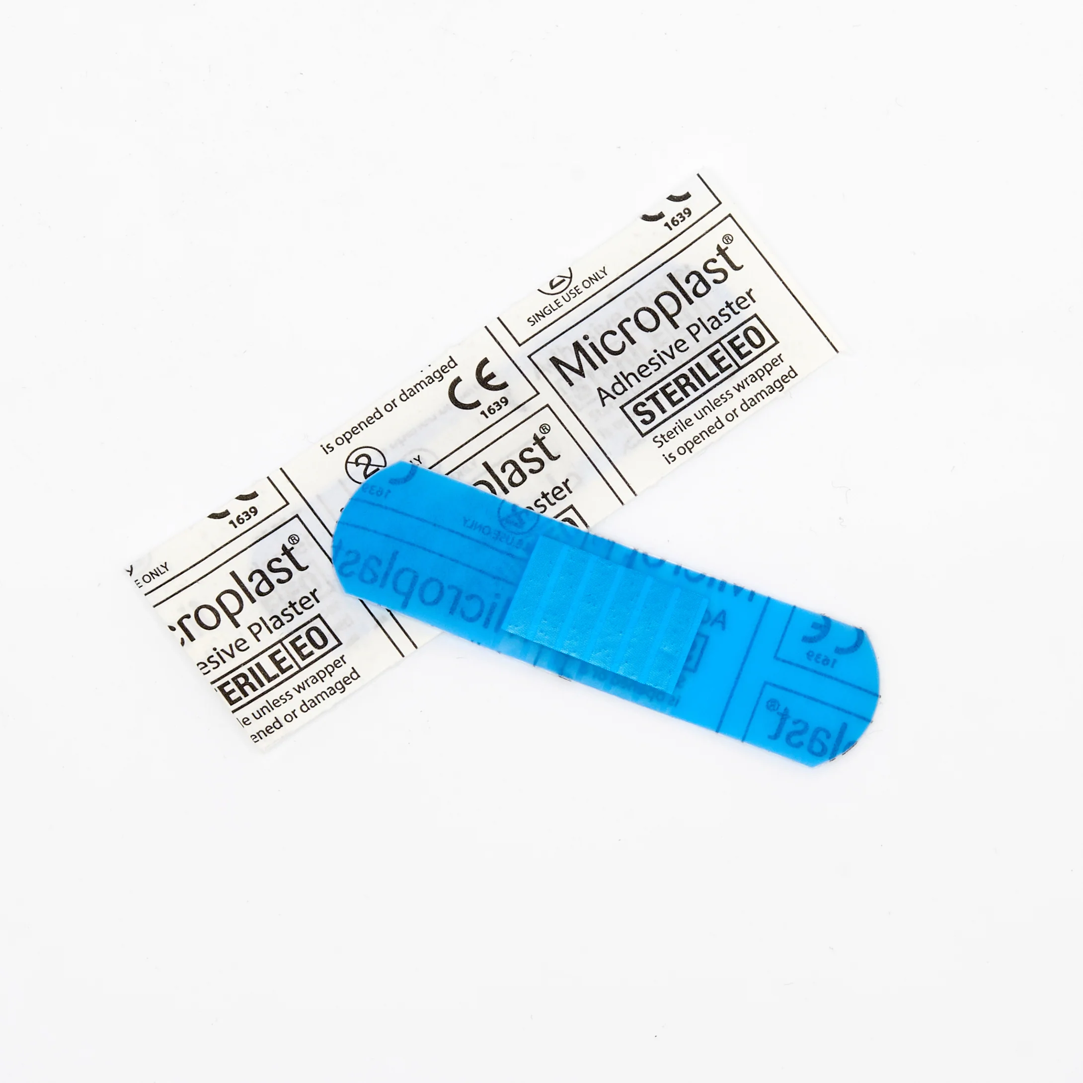 Microplast Blue Detectable Plasters 7cm x 2cm (Box 100) - Image 2