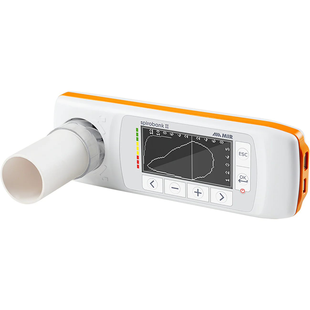 MIR Spirobank II Advanced Spirometer/Oximeter - Reusable Turbine x1 - Image 2