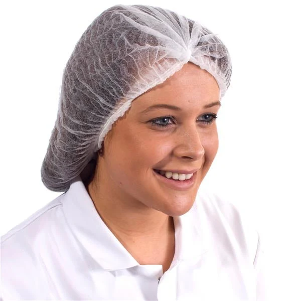 Mobcaps White  - Pack of 100