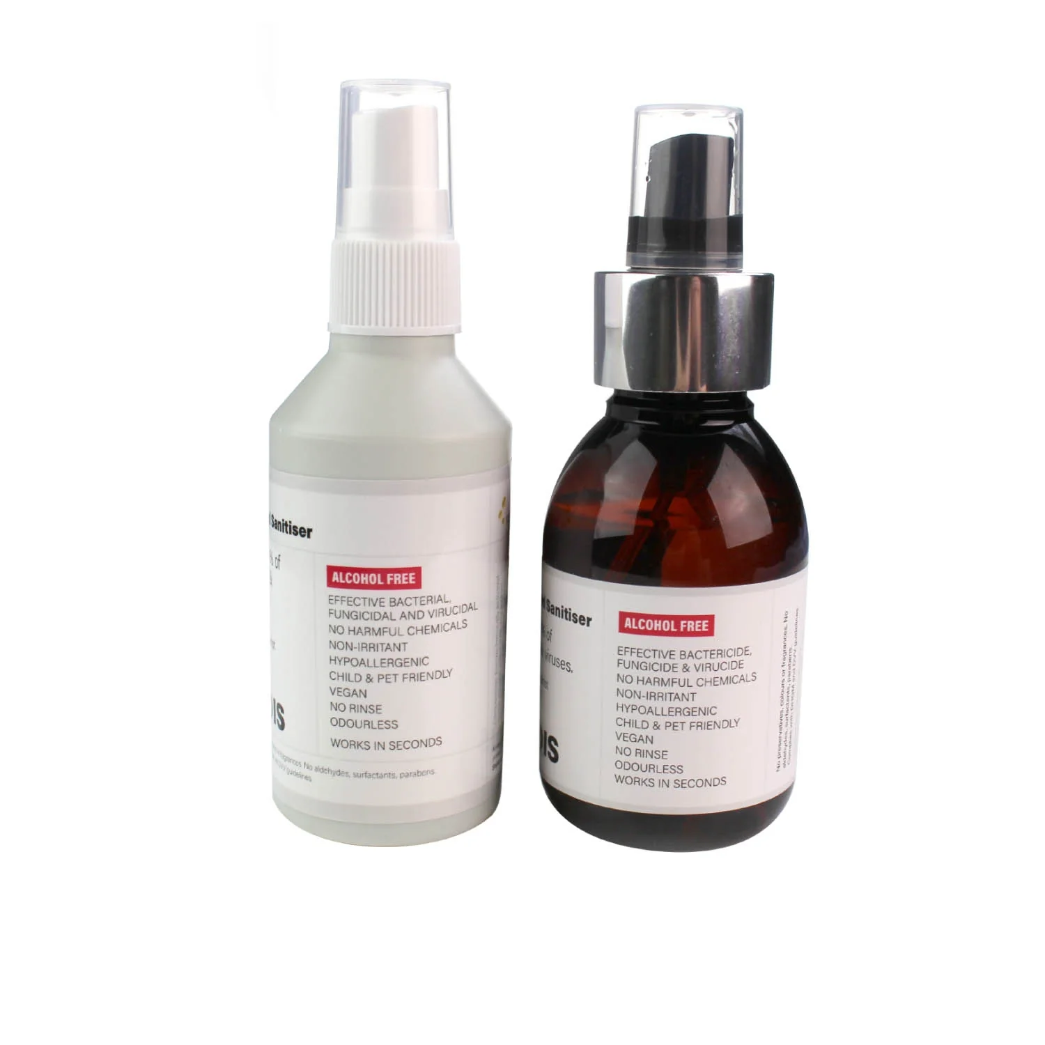 Alcohol-Free Hand Sanitiser 100ml - Proven effective against Coronavirus - Image 2