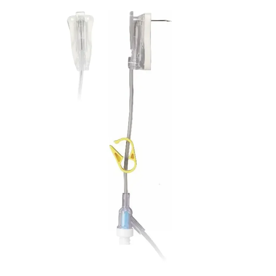 Needle Gripper Plus Needleless Y-Site - 22G x 0.75" (19mm) Box of 12
