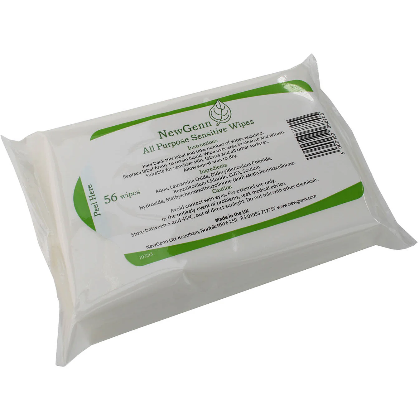 NewGenn Wet Wipes x 56