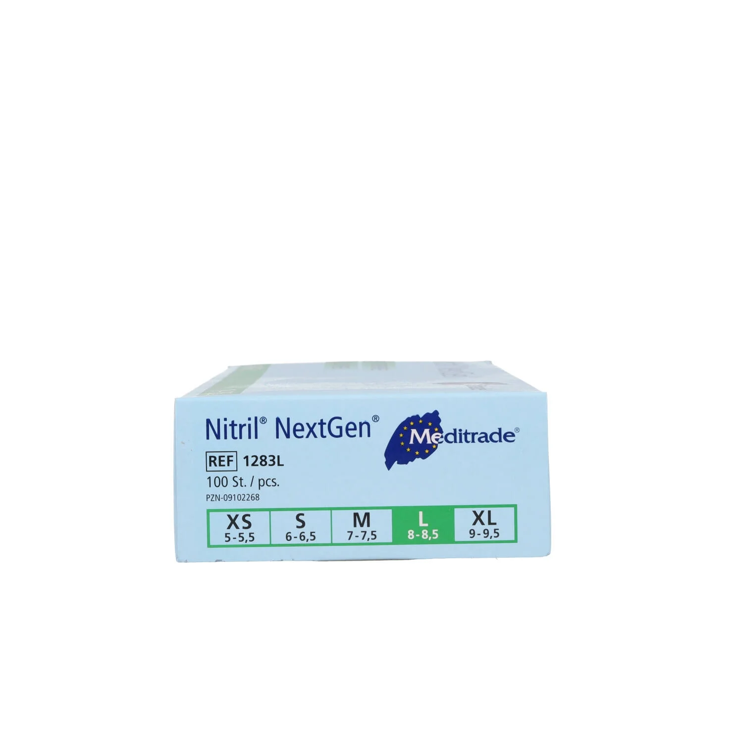 Nitrile Examination Protective Gloves- 1 x Box of 100 Gloves - Large - Image 4
