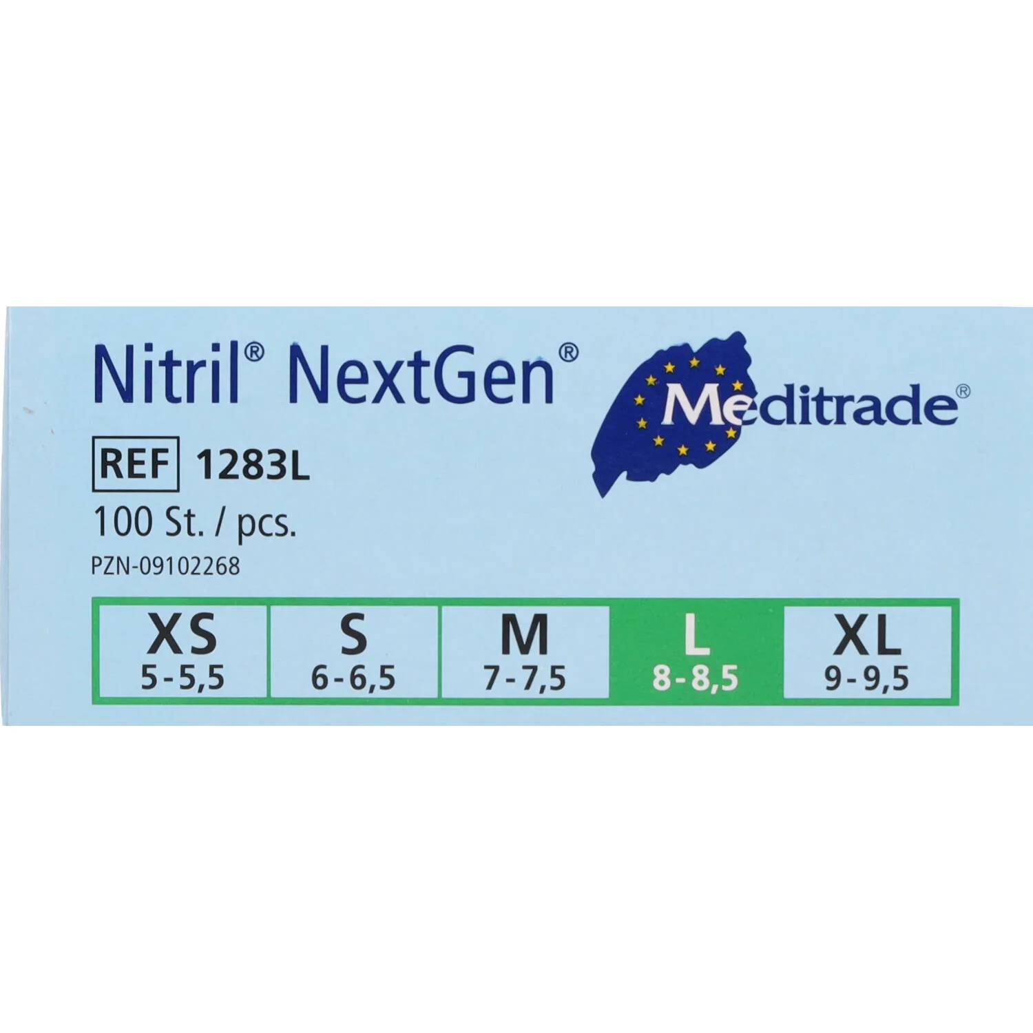 Nitrile Examination Protective Gloves- 1 x Box of 100 Gloves - Large - Image 7
