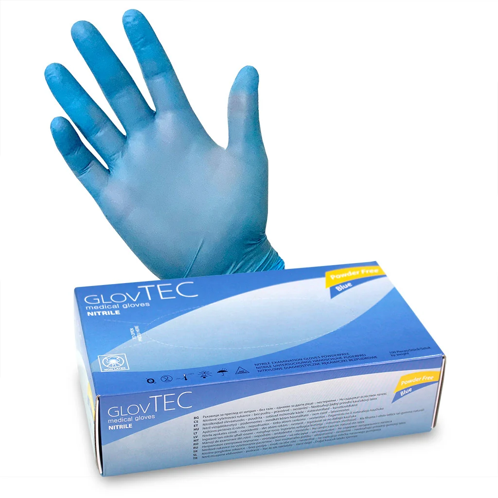 Nitrile Glove x 100 - Medium - PPE Cat III