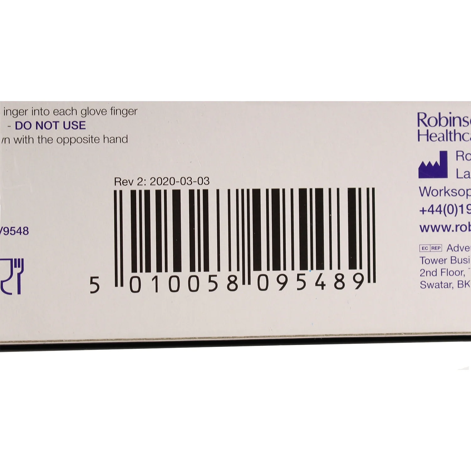 Robinsons Nytraguard Bluple Nitrile Gloves Large x 200 [EN455 Medical Grade] - Image 8