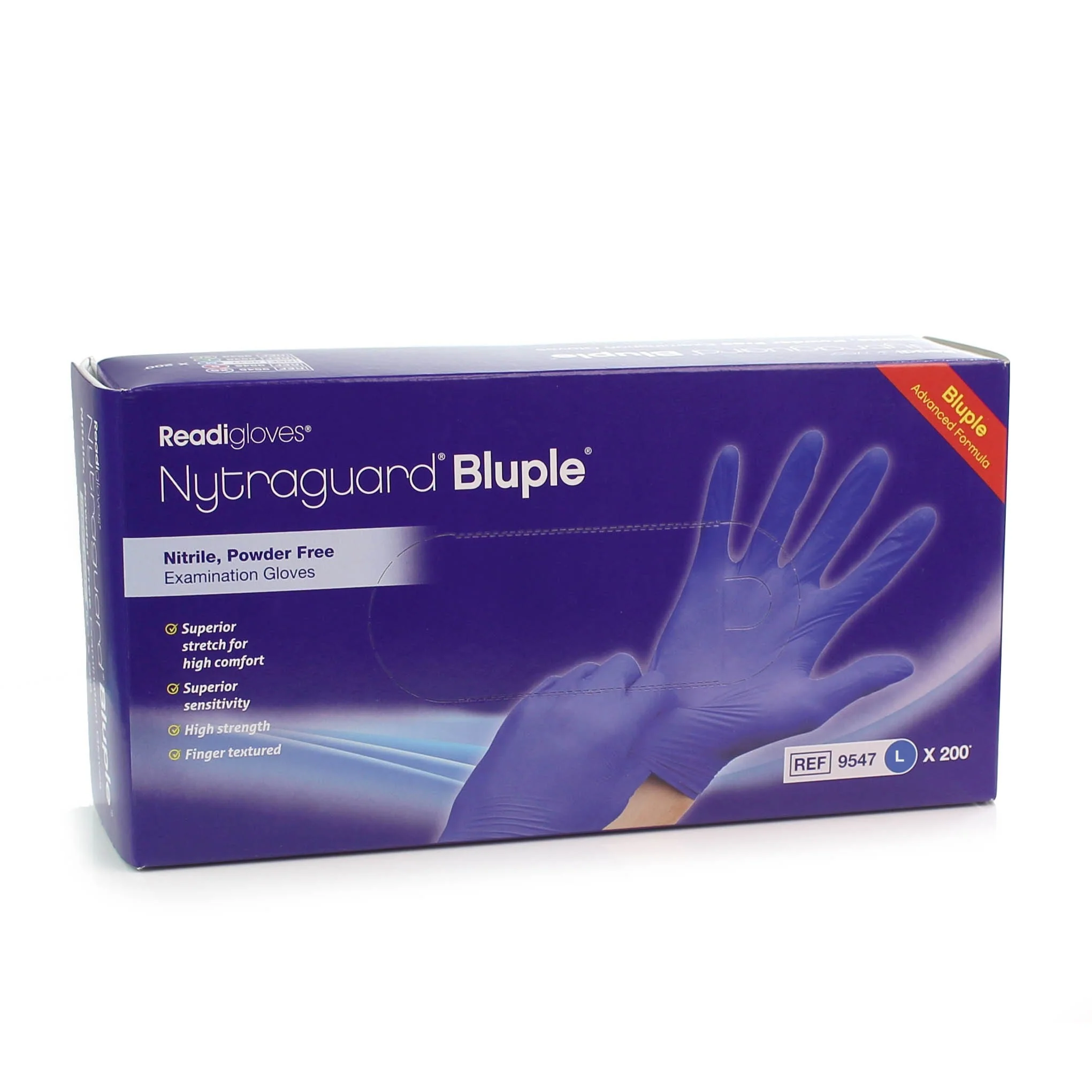 Robinsons Nytraguard Bluple Nitrile Gloves Large x 200 [EN455 Medical Grade] - Image 9