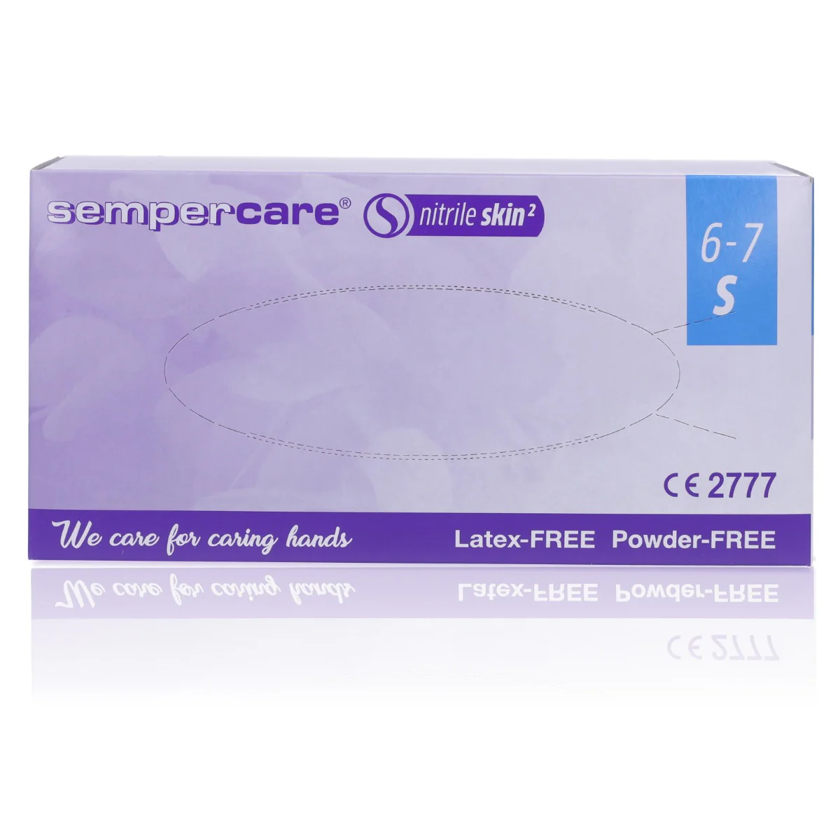 Nitrile Gloves Sempercare Skin2 - Small x 200 - Image 2