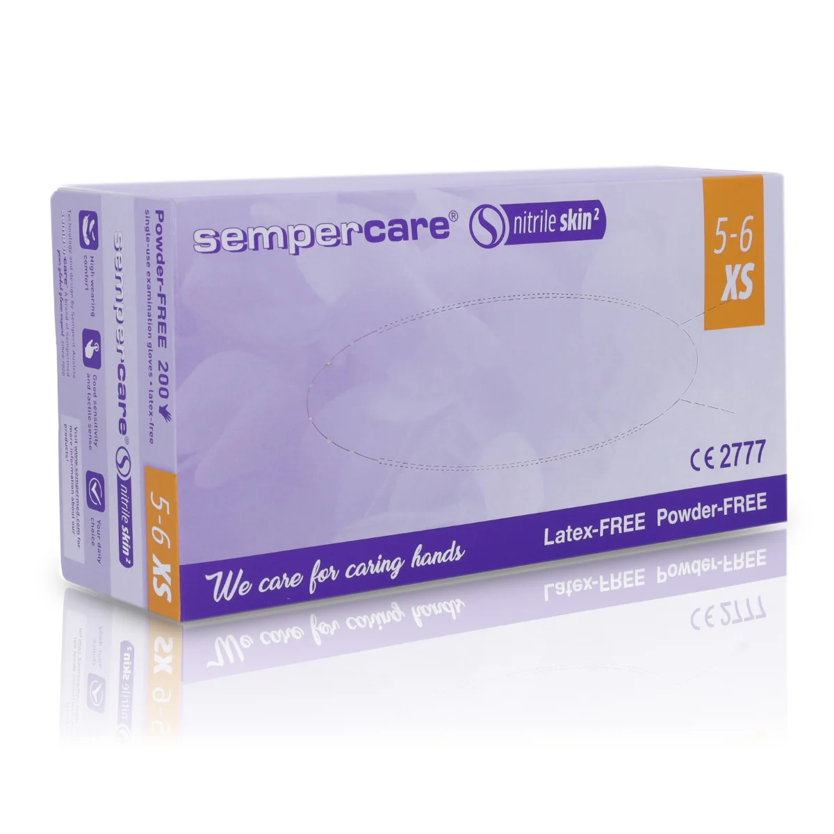 Nitrile Gloves Sempercare Skin2 - Extra Small x 200