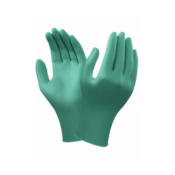 Green Nitrile Powder Free Gloves - Box of 150 - Medium - Image 2