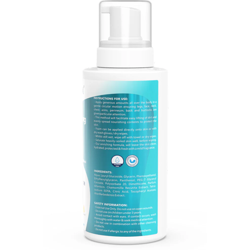 No Rinse Body Cleansing Foam 500ml- Omnitex - Image 3