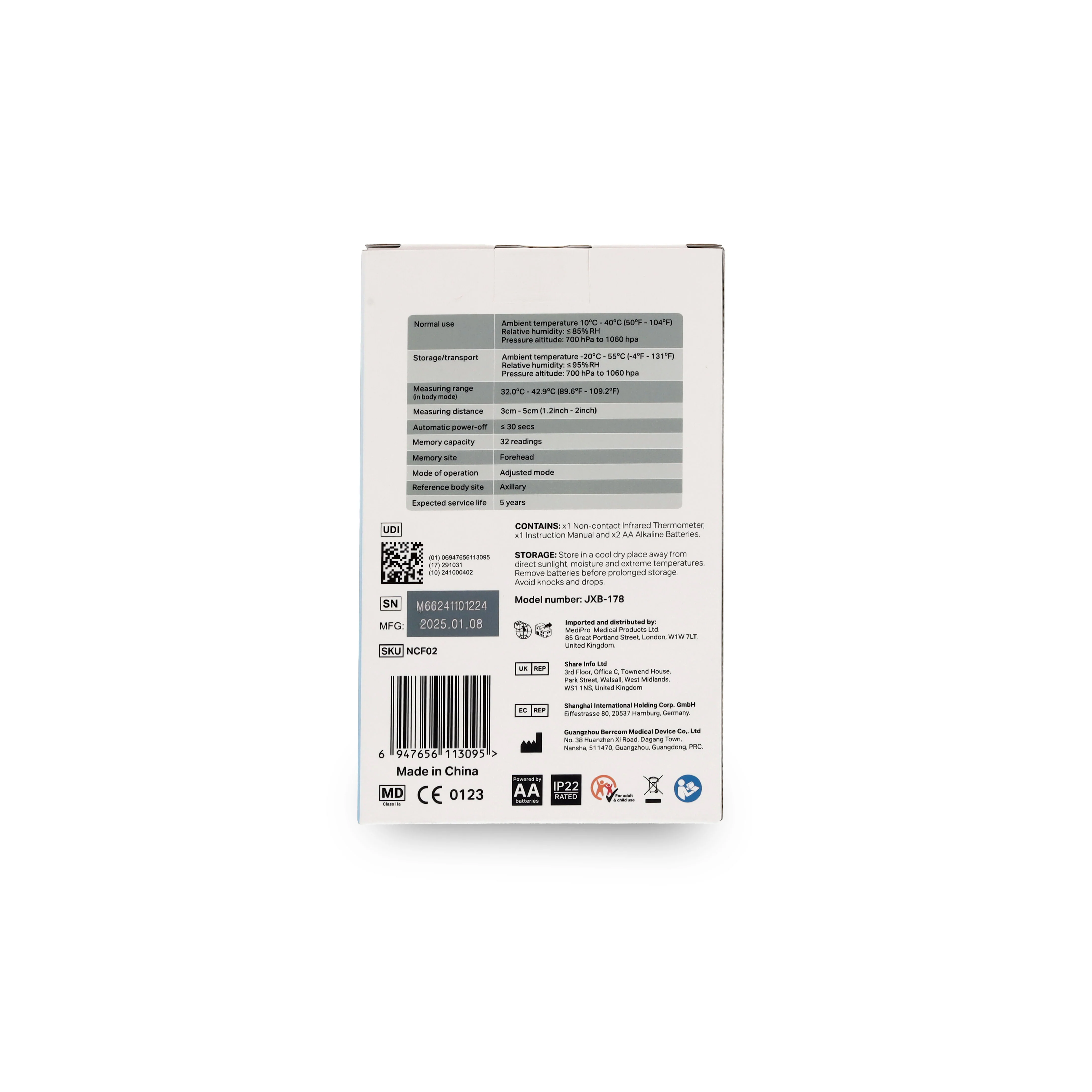 Non-Contact Infrared Forehead Thermometer - Image 5