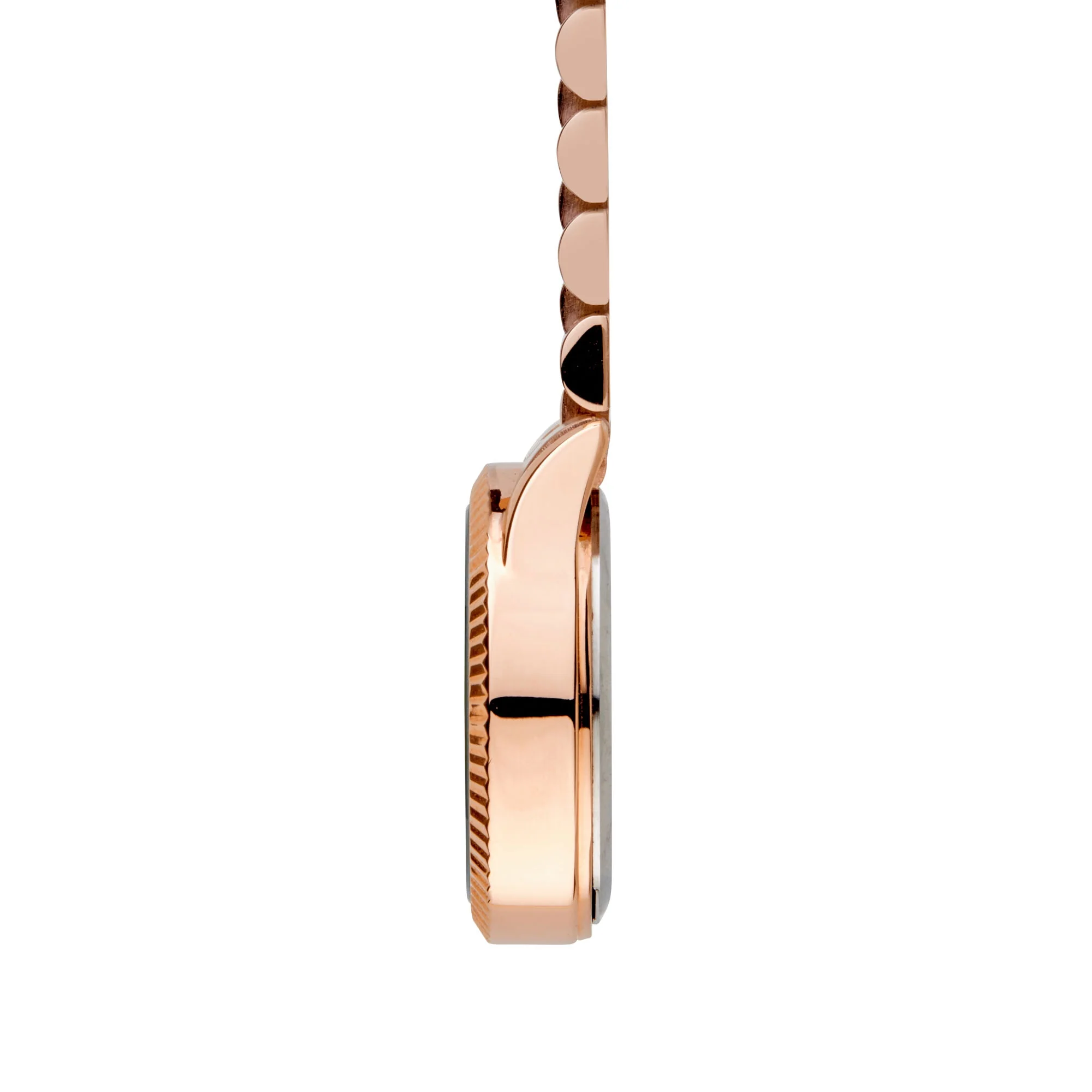 Annie Apple Nurses Fob Watch - Callista - Blue/Rose Gold - Link - 35mm - Image 2