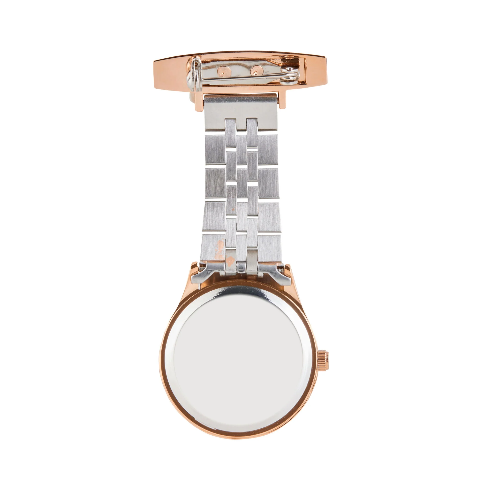 Annie Apple Nurses Fob Watch - Callista - Marble/Silver/Rose Gold - Link - 35mm - Image 3