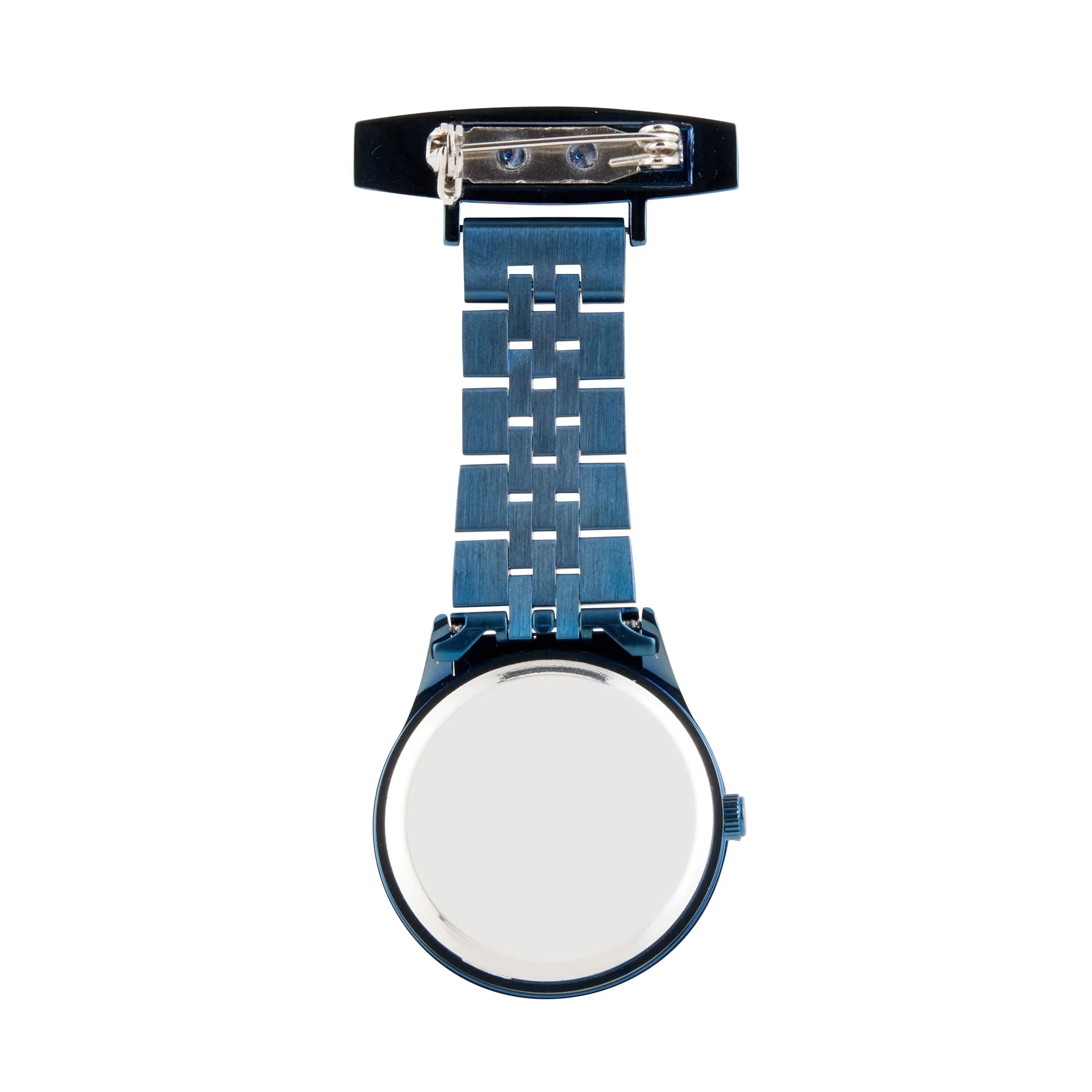 Annie Apple Nurses Fob Watch - Callista - Rose Gold/Blue - Link - 35mm - Image 3