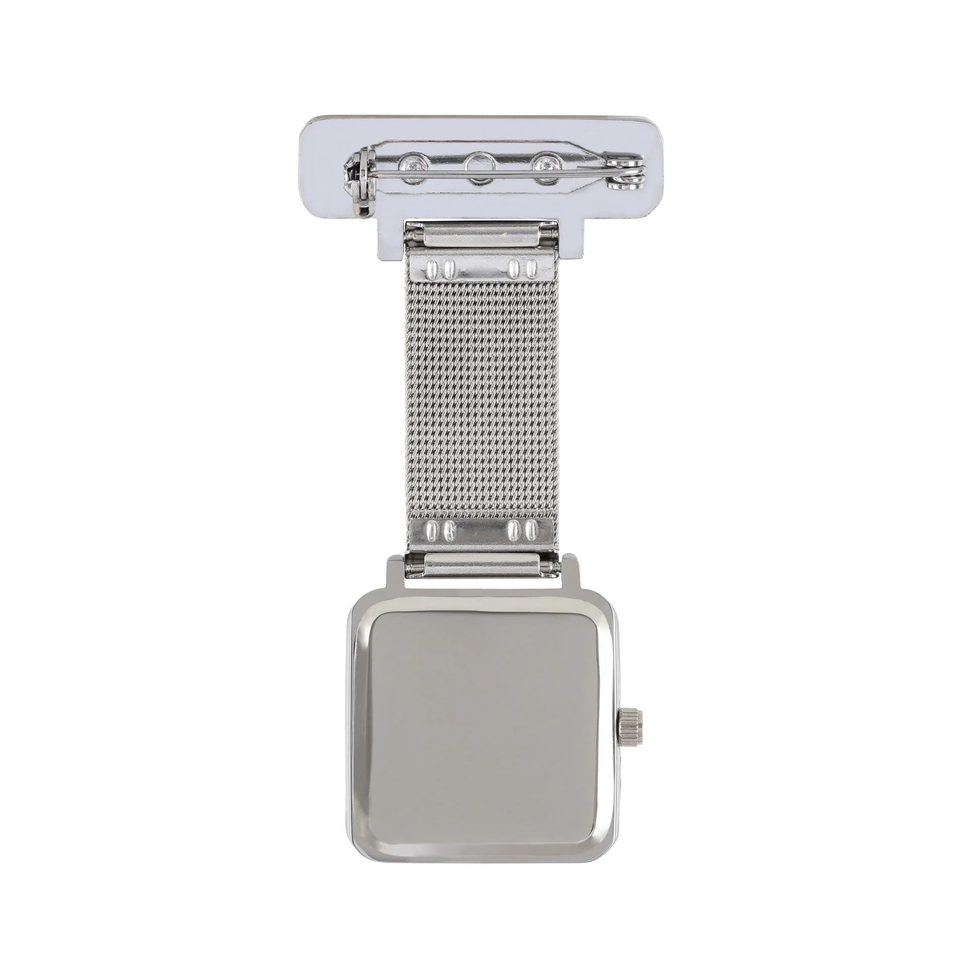 Annie Apple Nurses Fob Watch - Eunoia - Rose Gold/Silver - Mesh - 28mm - Image 3