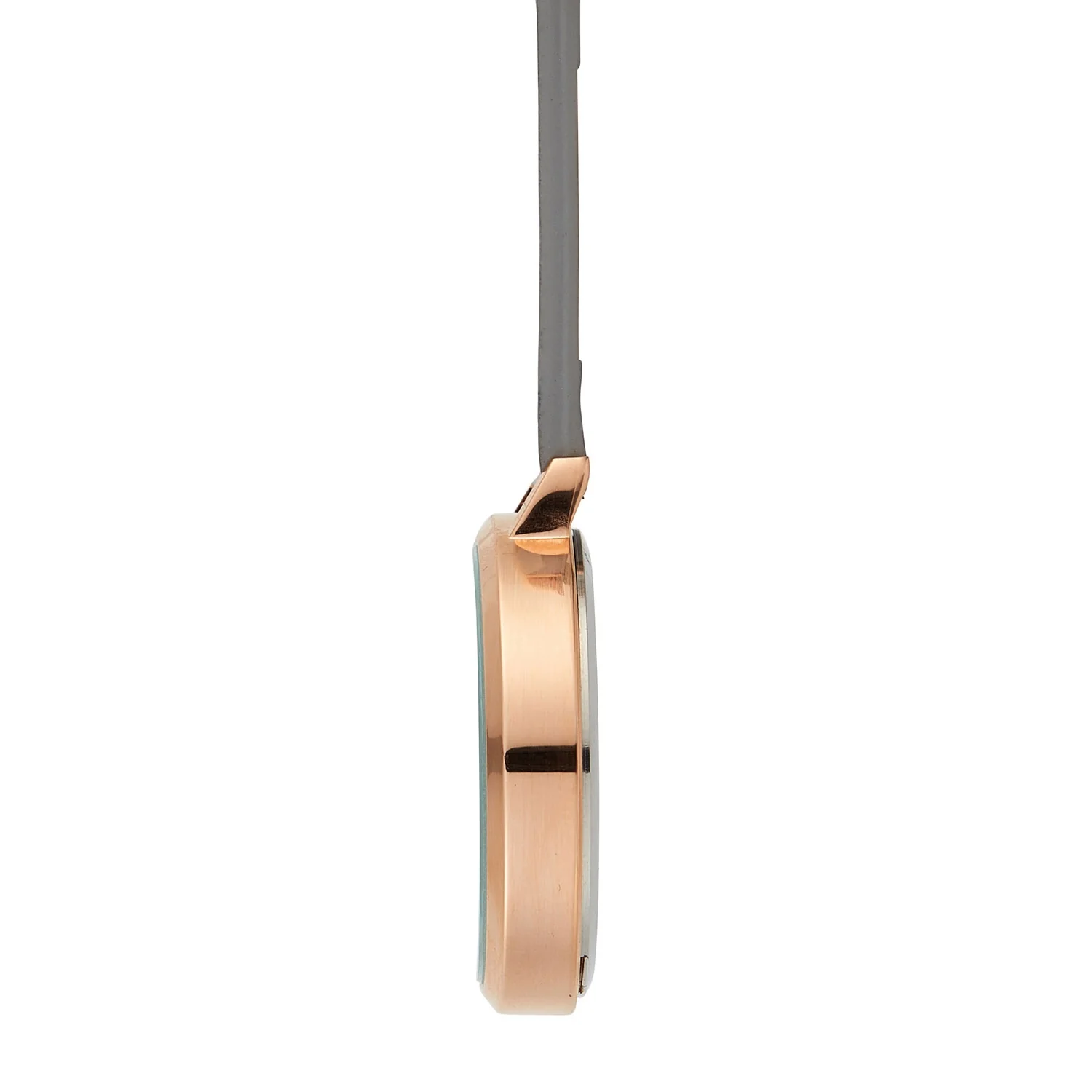 Annie Apple Nurses Fob Watch - Meraki - Grey/Rose Gold/Grey - Leather - 35mm - Image 3