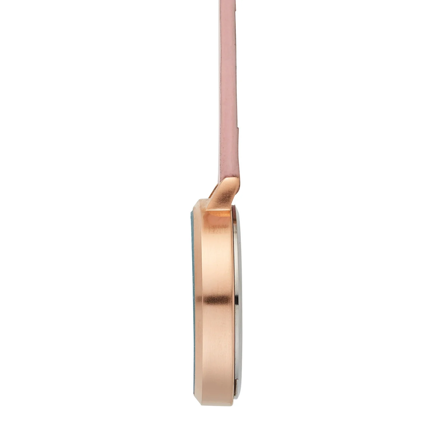 Annie Apple Nurses Fob Watch - Meraki - Pearl/Rose Gold/Pink - Leather - 35mm - Image 3