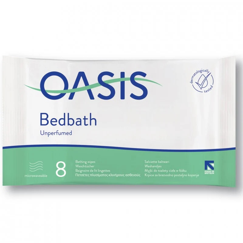 Oasis Bed Bath Wipes Unscented - Pack of 10 - Image 2