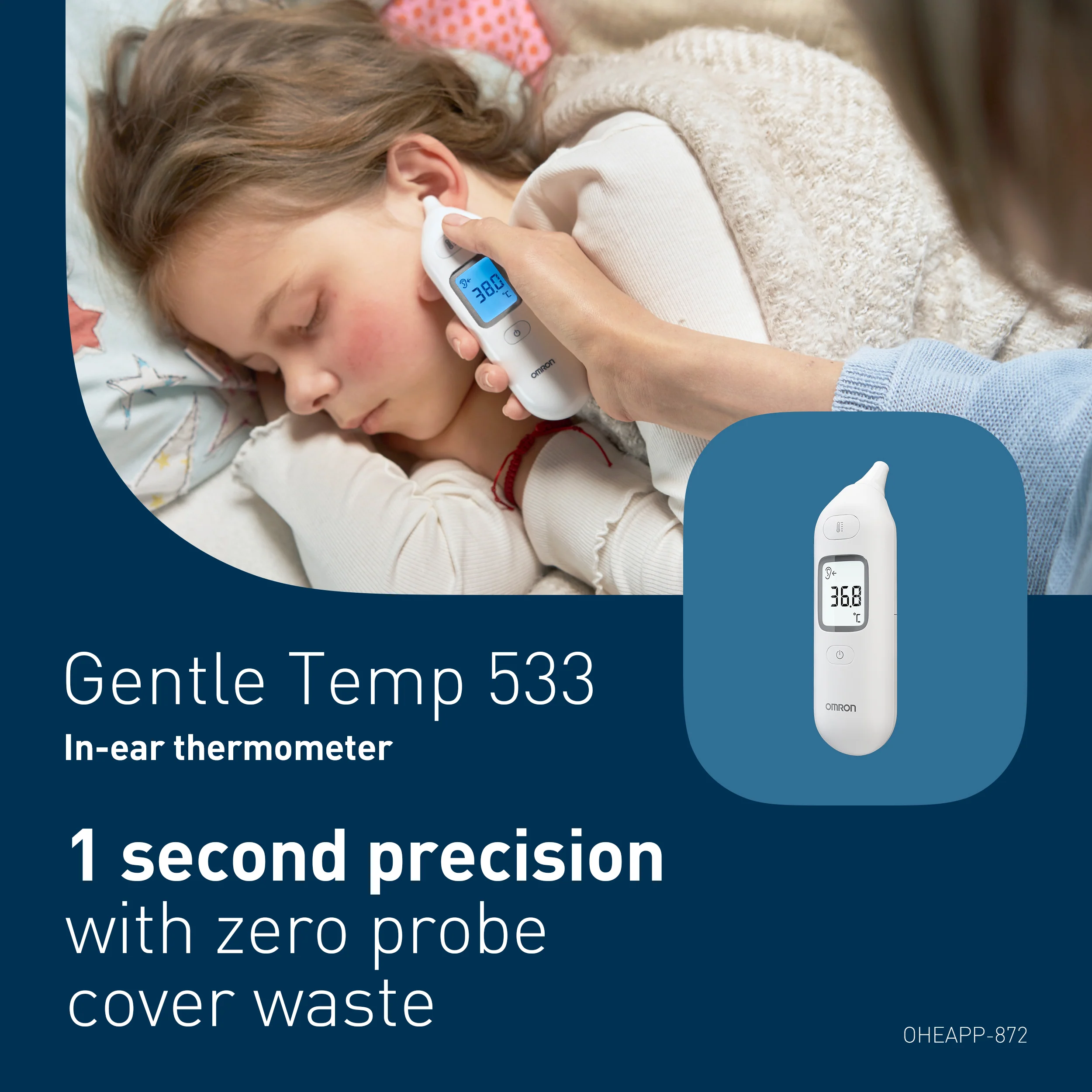 OMRON Ear Thermometer - Gentle Temp 533 - Image 2