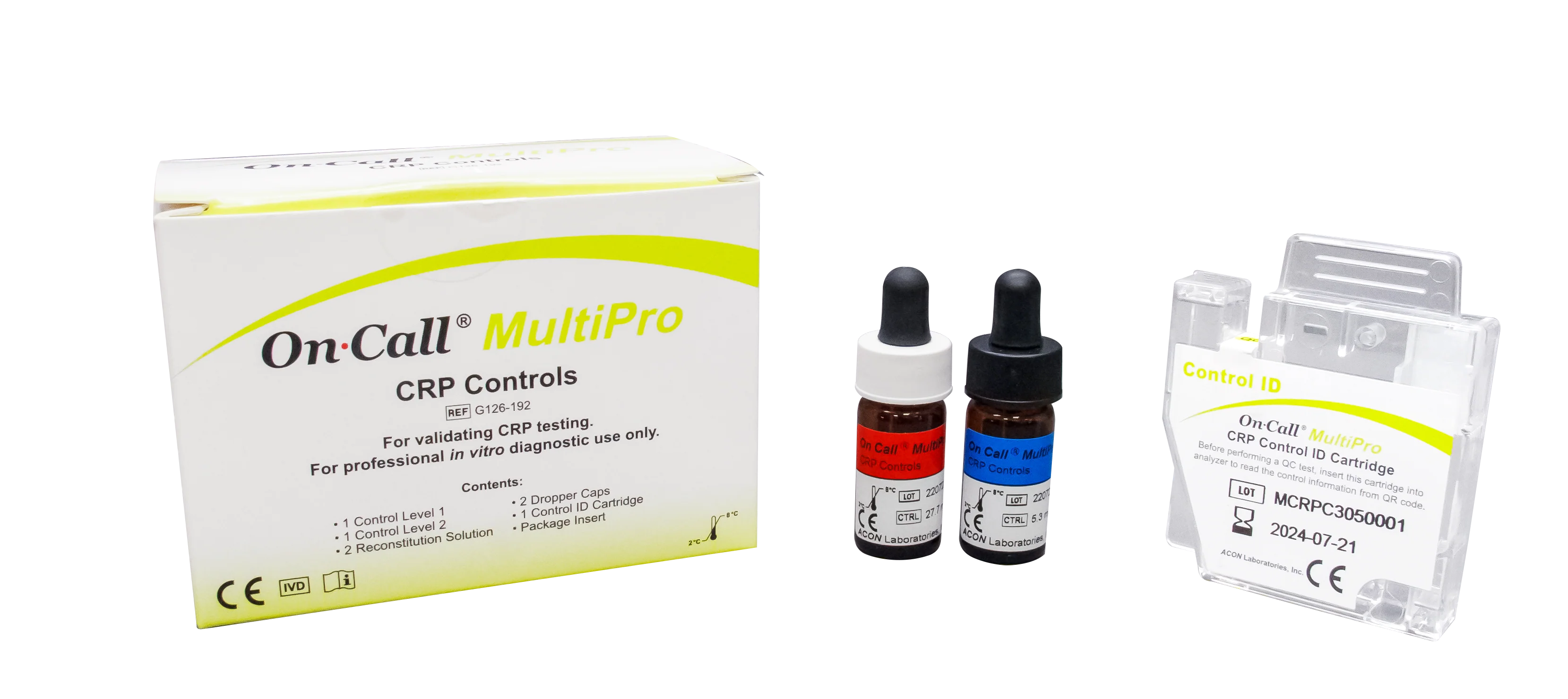 On Call MultiPro CRP controls