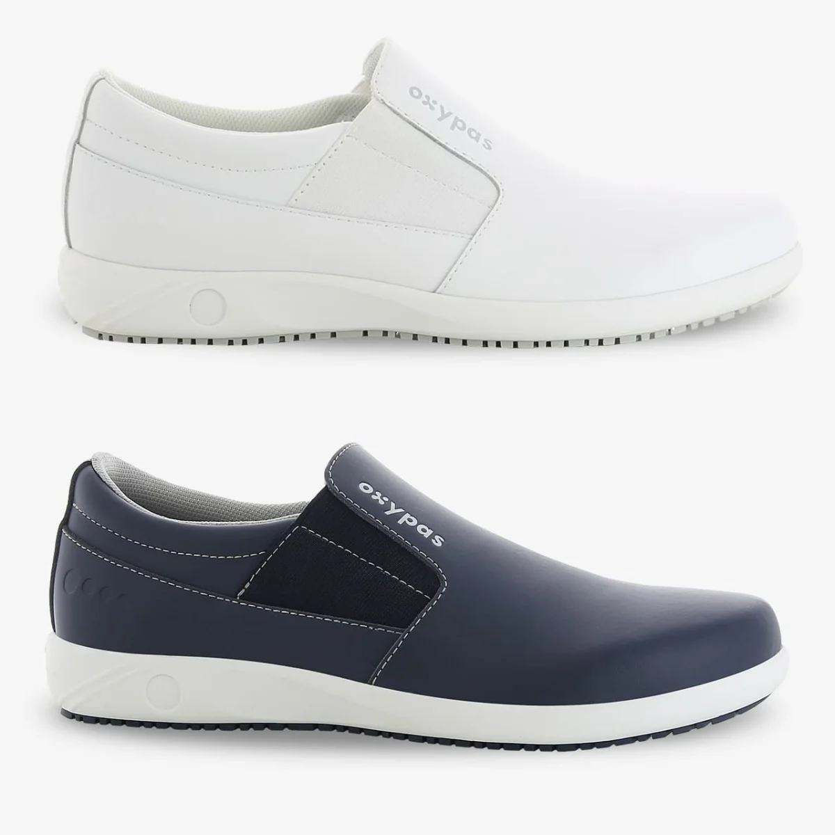 Oxypas Motion Roy Slip-on Leather Nursing Shoe for Men