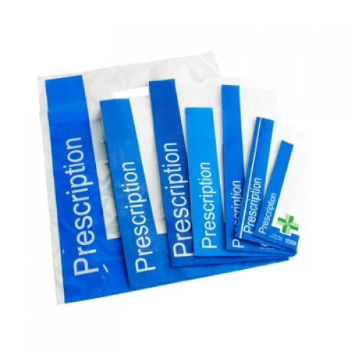 Paper NHS Prescription Bag - 216 x 76 + 51mm - Case of 1500