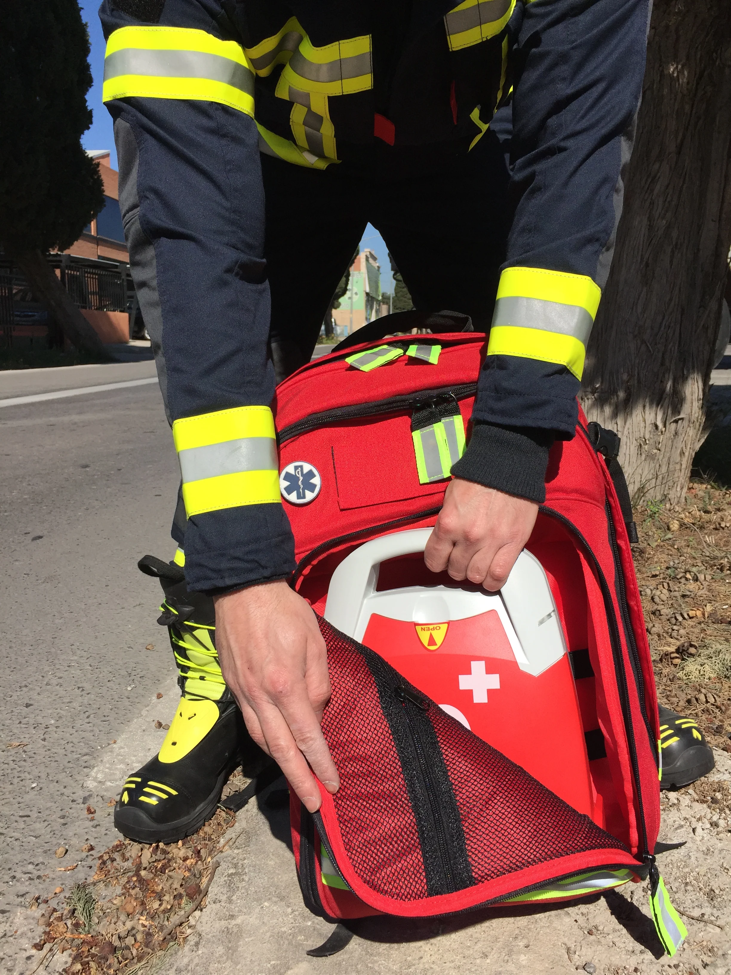 Paramed's - Big Sized Rescue and Tactical Backpack - Red - Image 20