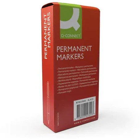 Permanent Marker Black - Pack of 10 - Image 2