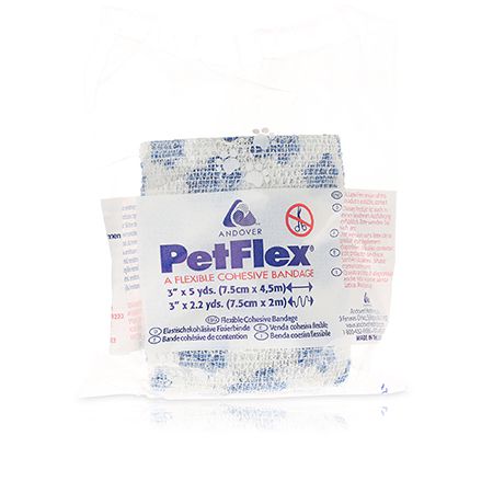 Petflex Paw Print Bandage R/W 7.5cm