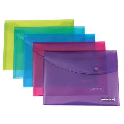 Popper Wallet A4 + Clear (Pack of 5) - Image 2