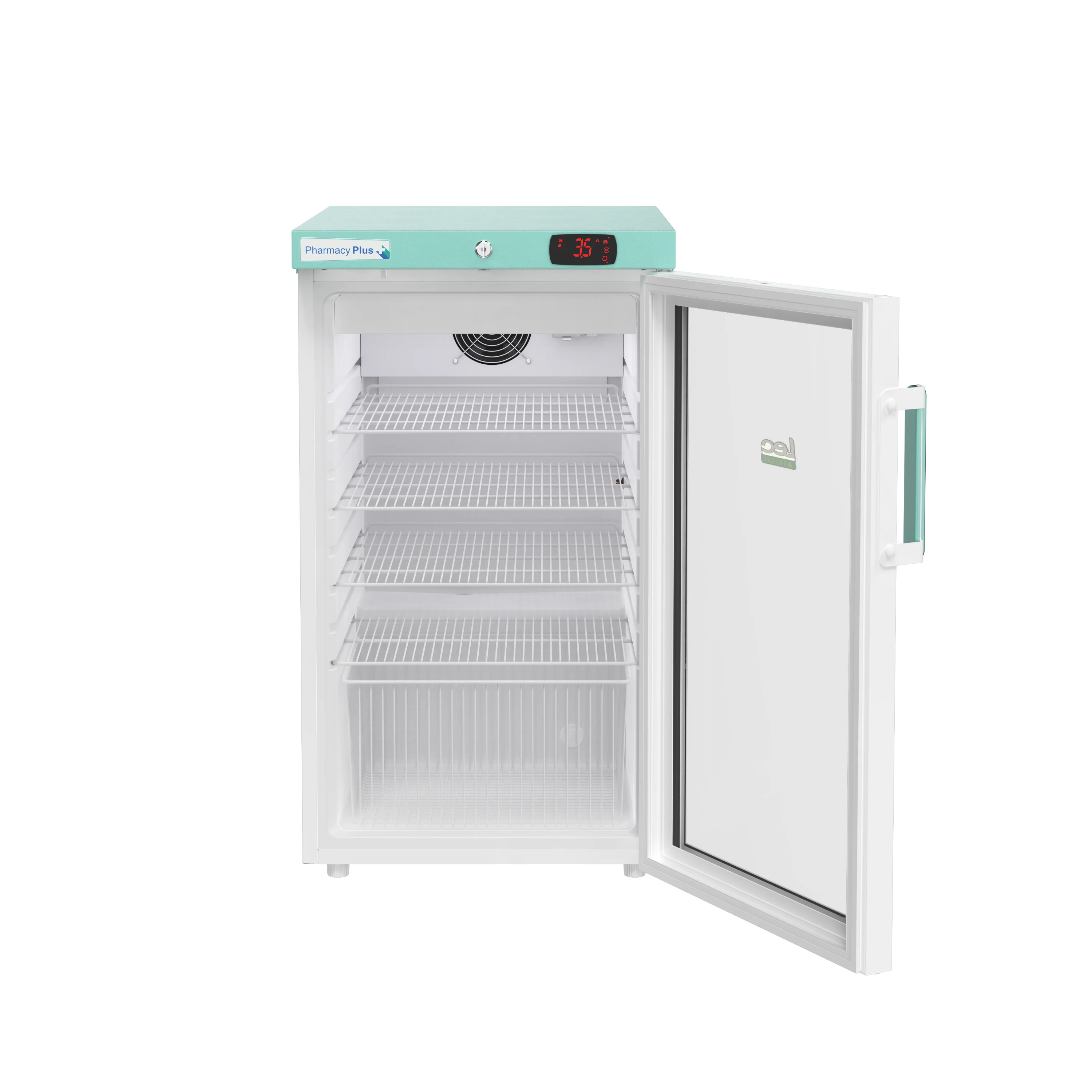 PPGR120BT - LEC 120L Pharmacy Plus Undercounter Fridge with Glass Door - Image 2