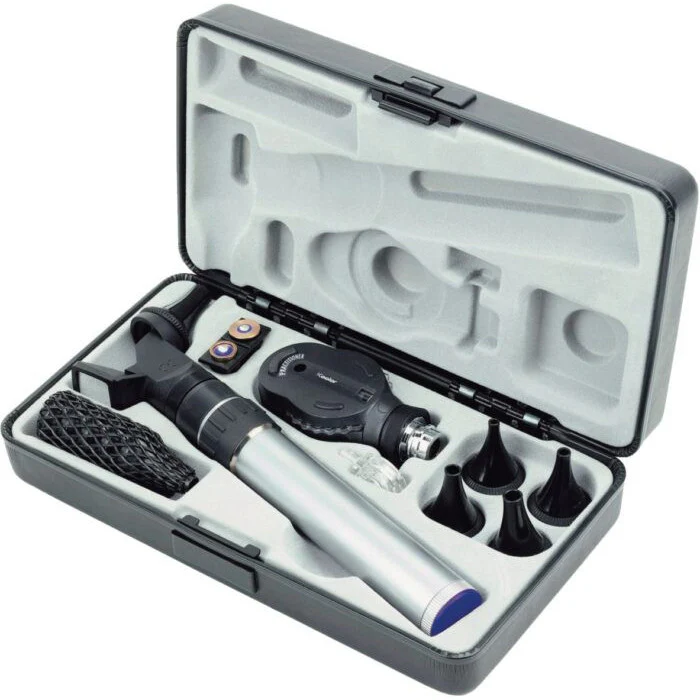 Practitioner Ophthalmoscope / Fibre Optic Otoscope Desk Set