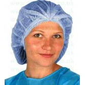 Blue Premier Pleated Mob Caps x 1,000 - Image 2