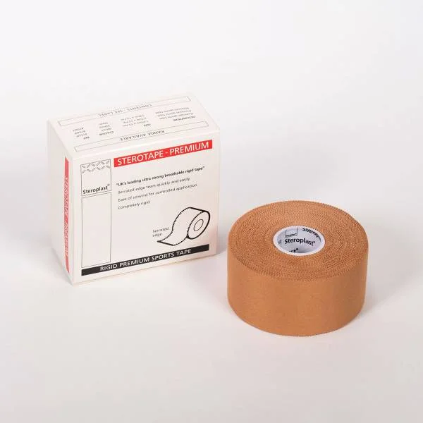 Premium Sports Strapping Tape – 3.8cm x 10m – Tan - Pck of 30