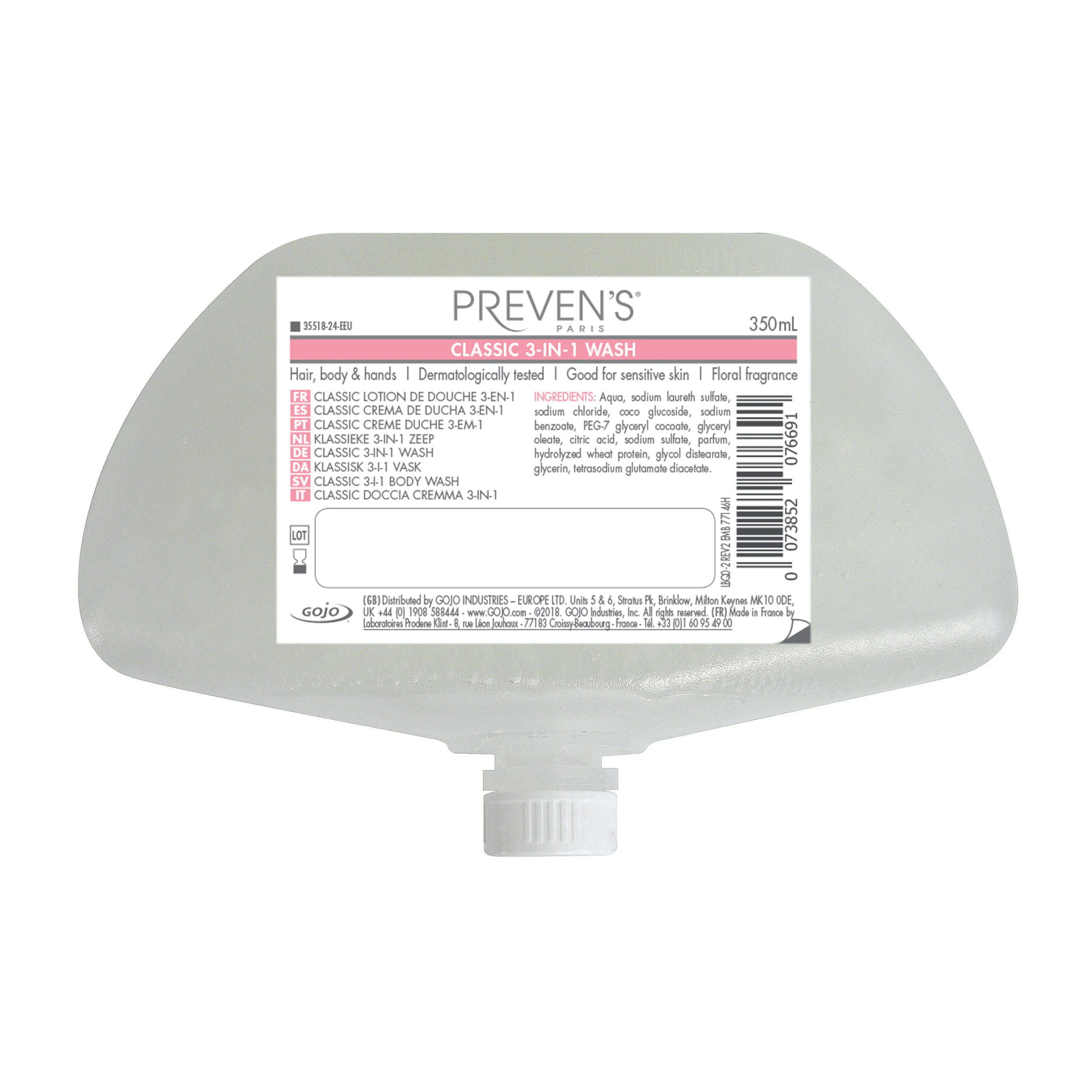Preven's Paris Natural Classic 3-in-1 Wash