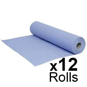 PRO Couch Roll 2 Ply Blue Recycled 50cm x 40m x 12 Rolls - Image 3