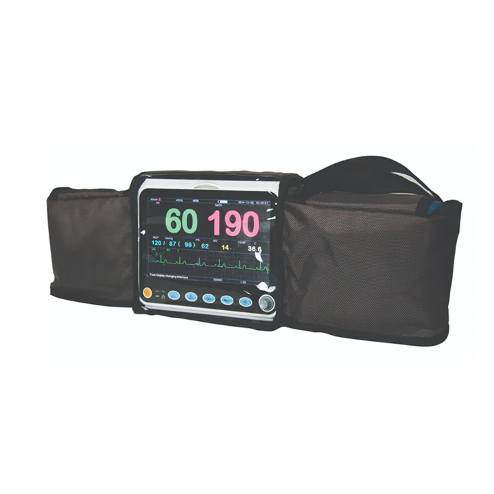 ProAct PC-3000 Patient Monitor(SpO2 Analog, PR, Resp Rate, NIBP, ECG, Temp) Ad sft sensor - Battery Only - Image 2