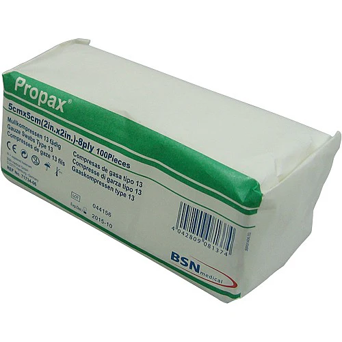 Propax Gauze Swabs Type 13 BP (Non-Sterile) 10cm x 10cm - 16ply Pack of 30 x 100