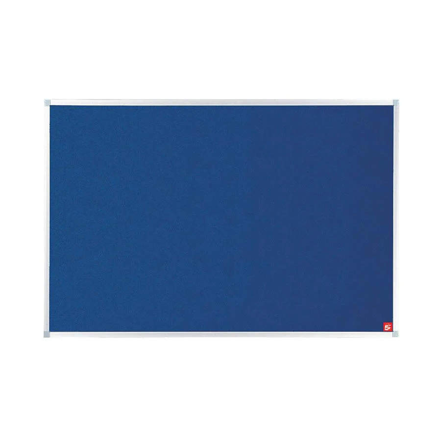 Q-Connect Aluminium Frame Felt Noticeboard 1200x900mm Blue
