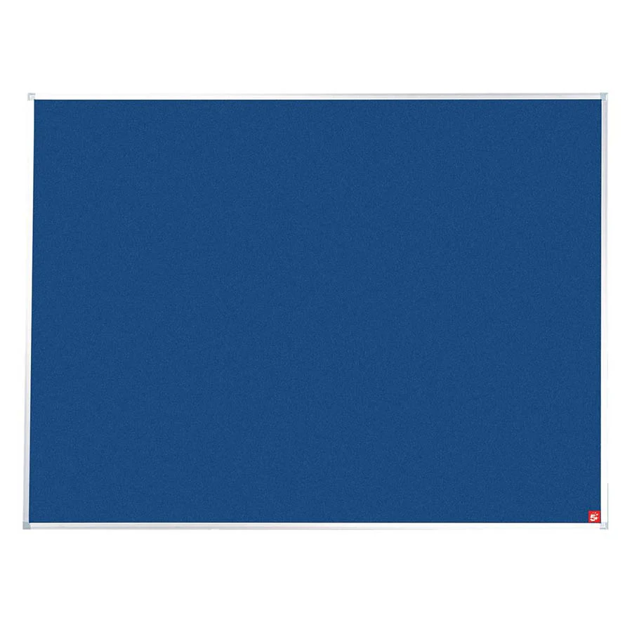 Q-Connect Aluminium Frame Felt Noticeboard 1800x1200mm Blue