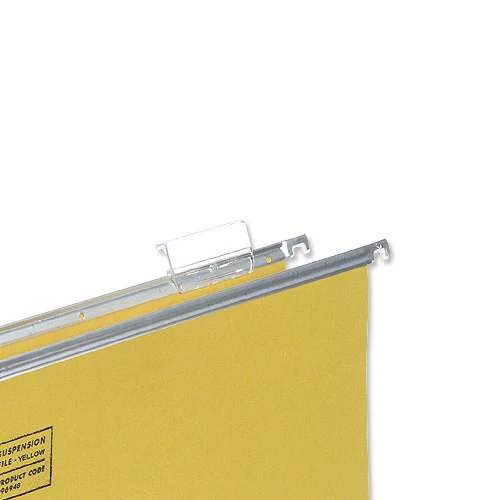 Q-Connect Suspension File Tabs Clear (Pack of 50) KF21002