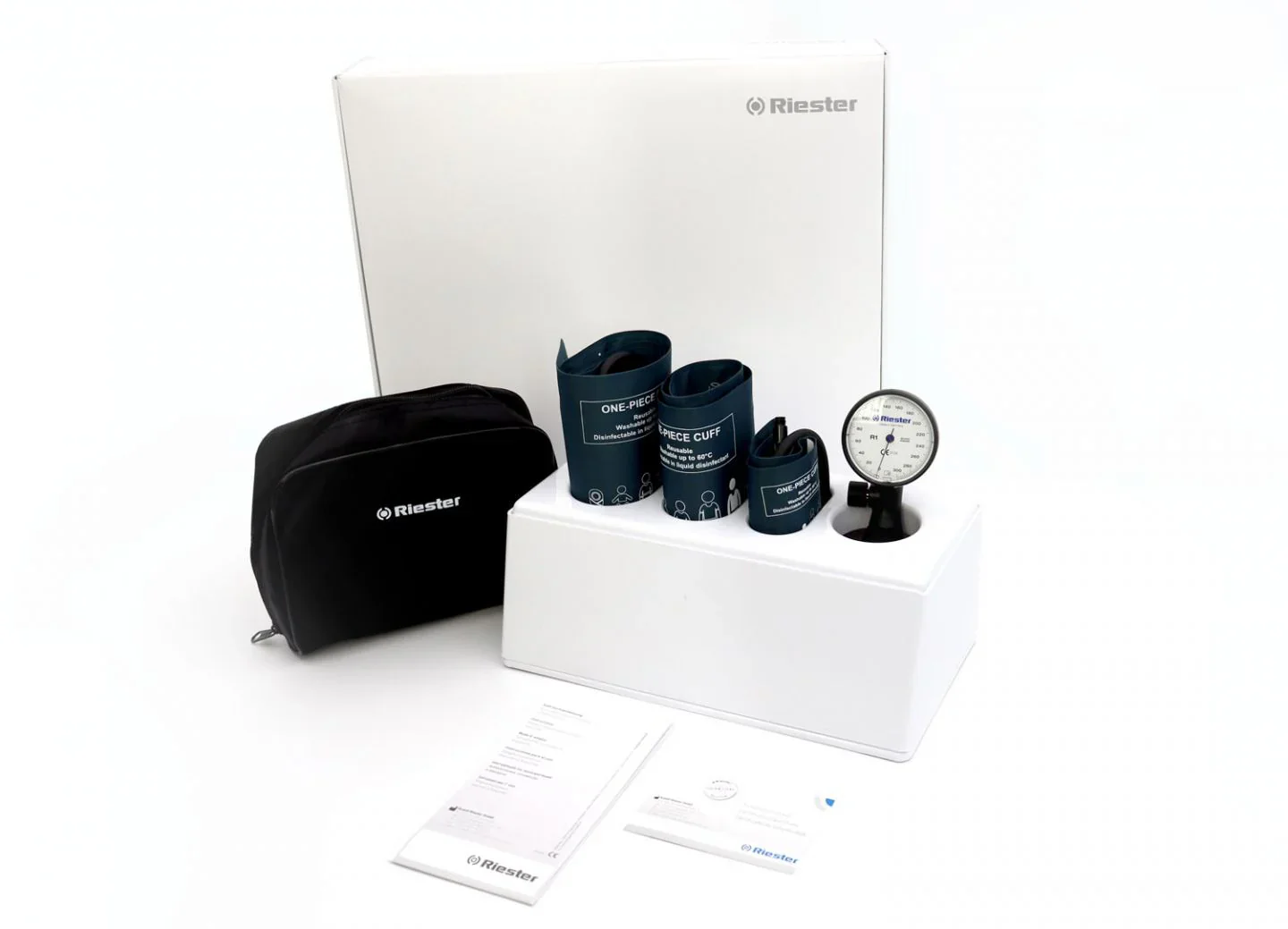 R1 Shock Proof® Aneroid Sphygmomanometer - With Adult, Large and Child Cuffs - Image 3