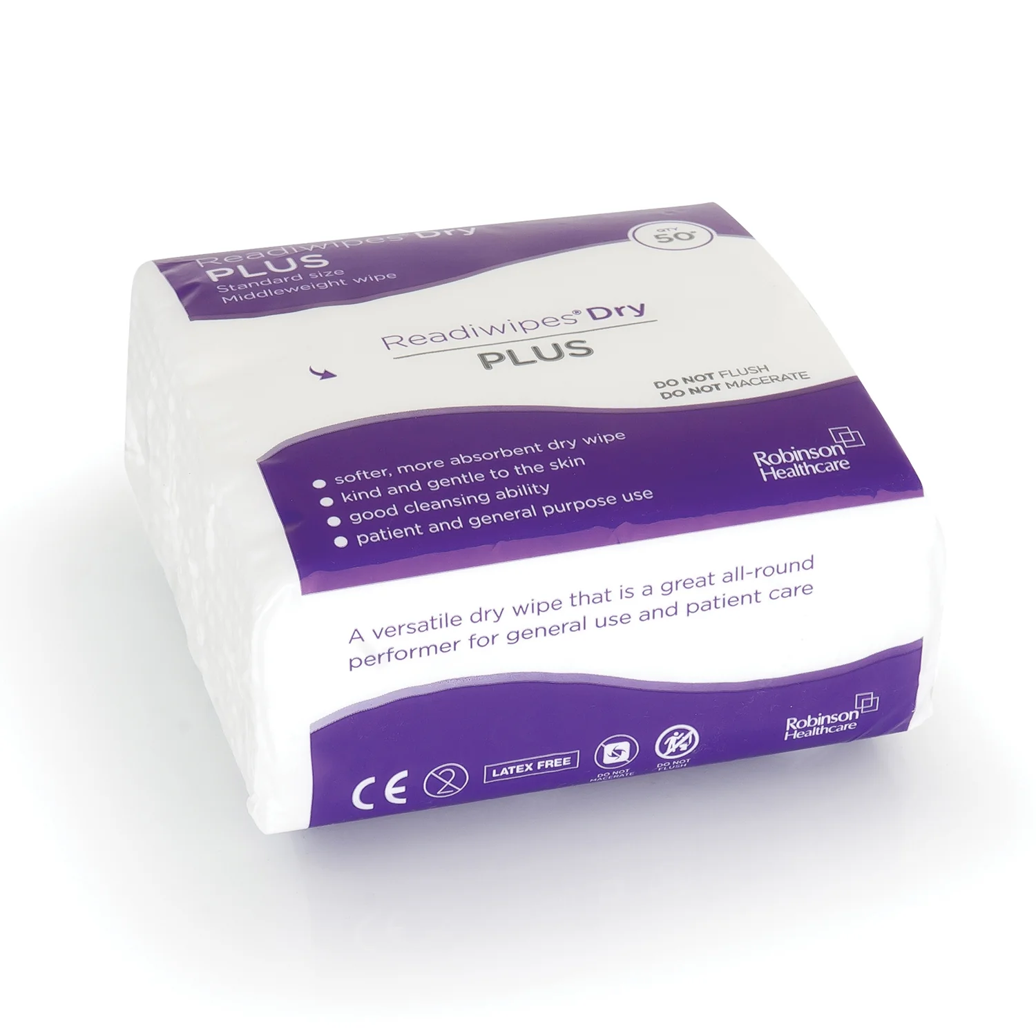 Readiwipes Dry Plus Standard 50's