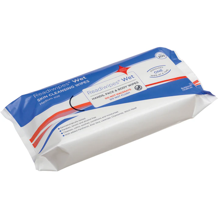 Readiwipes Wet Hands, Face & Body Wipes 200s Non Maceratable