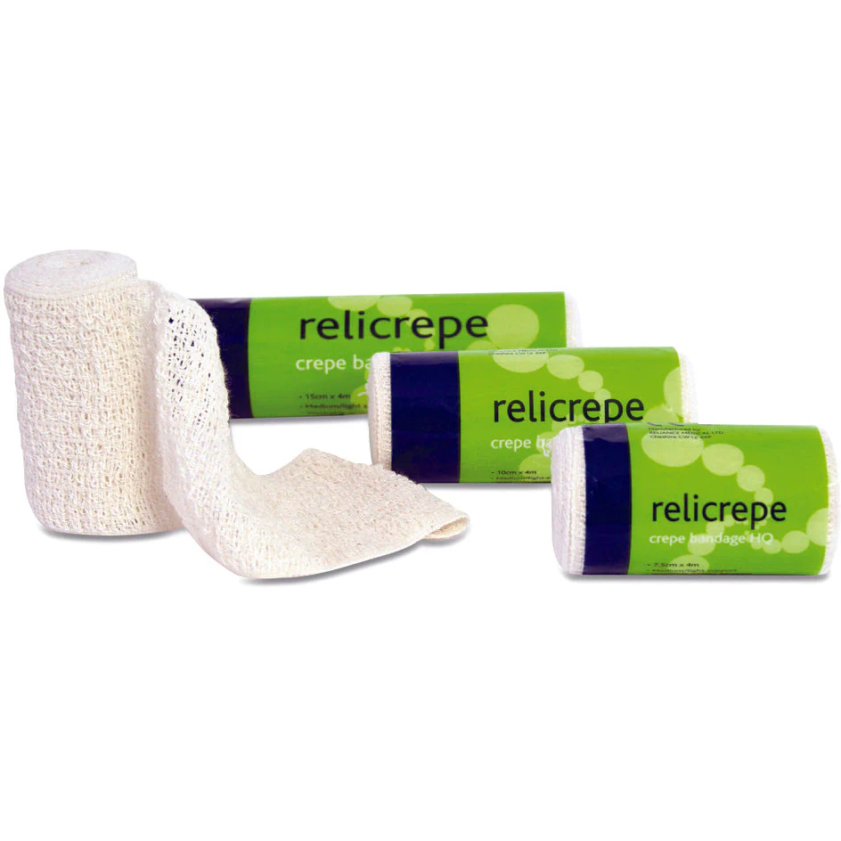 Relicrepe Bandage HQ White 7.5cm x 4 m - Image 4