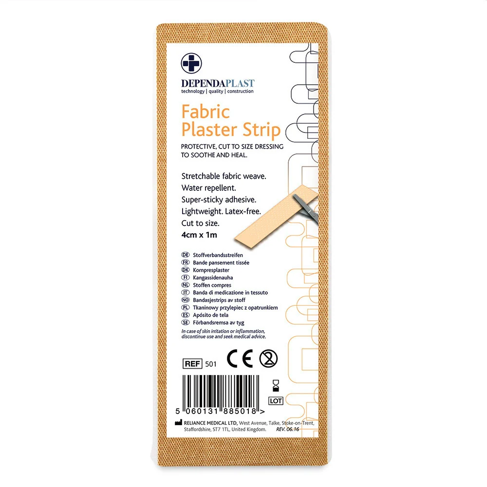 Reliplast Fabric Dressing Strip 4cm x 1m - Image 2