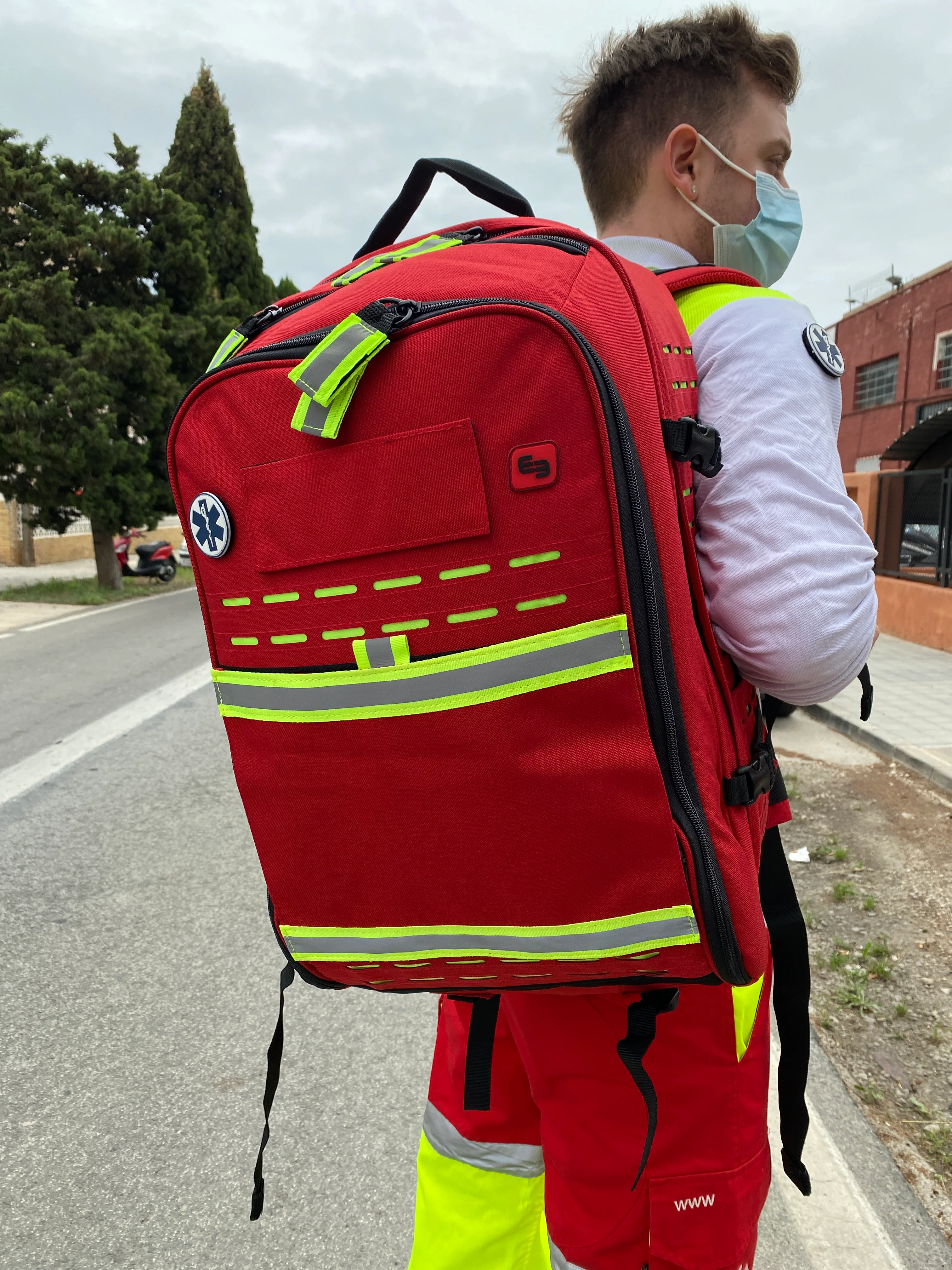 Robust's - Tactical Backpack with Adjustable Inner Layout - Red - Image 17